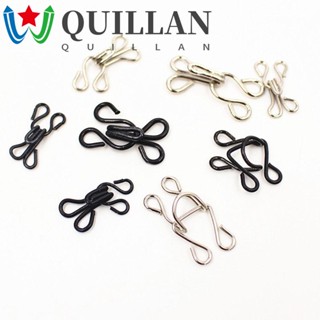 Quillan ตะขออัลลอย และตา หลายขนาด แบบเปลี่ยน สําหรับเย็บเสื้อผ้า แจ็กเก็ต DIY