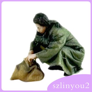 [szlinyou2] โมเดลฟิกเกอร์จิ๋ว 1:87 สําหรับตกแต่งบ้านตุ๊กตา