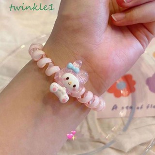 Twinkle1 ยางรัดผม ลายการ์ตูนแมว เมโลดี้ คุโรมิ คิตตี้ สุนัข สําหรับผู้หญิง