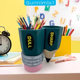 [Sunnimix1] ที่วางปากกา ดินสอ รูปถ้วย งานฝีมือ เพ้นท์สี ที่วางแปรง แบบตั้งโต๊ะ สําหรับเด็ก ตั้งโต๊ะ ของขวัญวันเกิด สํานักงาน