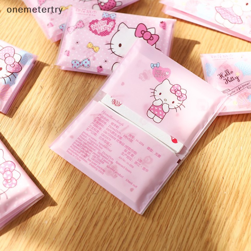 SANRIO Onem 2023 กระดาษทิชชู่ ลายการ์ตูน Hello Kitty น่ารัก แบบพกพา สําหรับเด็กผู้หญิง