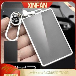 Xinfan เคสกุญแจรีโมตรถยนต์ TPU แบบนิ่ม ลายโลมา สําหรับ BYD Atto 3 Tang DM Han EV NFC