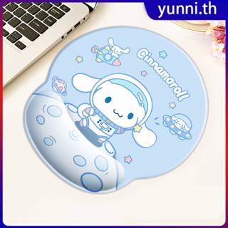 Sanrio Kuromi Wrist Mouse Pad ออกแบบตามหลักสรีรศาสตร์หนาโฟมหน่วยความจำกันลื่นแผ่นรองเมาส์สำนักงานแป้นพิมพ์คอมพิวเตอร์แผ่นรองมือ Yunni