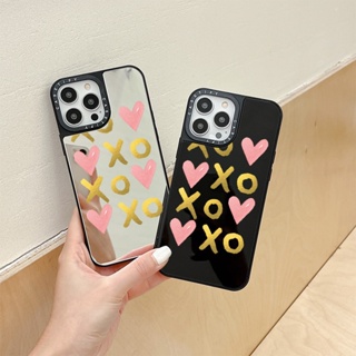 Casetify เคสโทรศัพท์มือถือแบบนิ่ม กันกระแทก ลาย X LOVE แฟชั่น สําหรับ IPhone 11 14 Pro Max 12 13 Mini Case X XR XS Max SE 2020 6 7 8 Plus