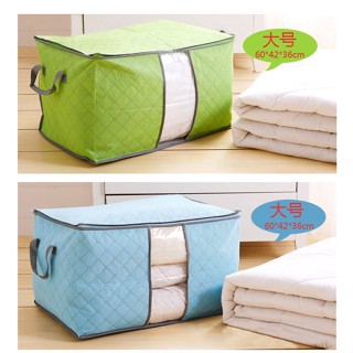 Hot Sale# large colorful bamboo charcoal quilt storage bag color quilt storage clothes storage bag storage bag 8cc