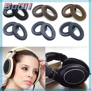 Suqi แผ่นโฟมครอบหูฟัง แบบเปลี่ยน สําหรับ Sennheiser HD598 599 569 515 595 558 PC360 1 คู่