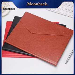 &lt;moonback&gt; แฟ้มใส่เอกสาร ขนาด A4 กันฝุ่น สีพื้น สําหรับนักเรียน ใบเสร็จ ใบเสร็จ กระดาษ