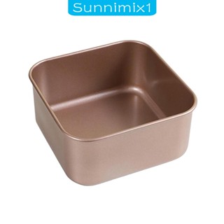 [Sunnimix1] ถาดอบขนม ทรงสี่เหลี่ยมผืนผ้า เหล็กคาร์บอน ไม่เหนียวติด สําหรับอบขนมปัง เค้ก