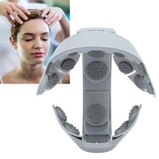 Zhongcheng Tec Electric Scalp Massager 8 Level Adjustable Head Massage Machine EU Plug 110‑240V for Home