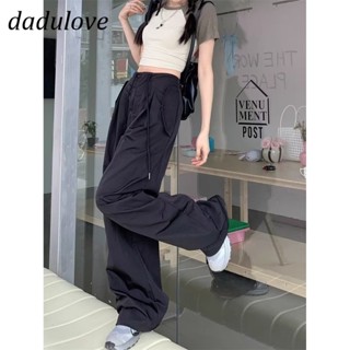 DaDulove💕 New American Ins High Street Thin Overalls Casual Pants Niche High Waist Wide Leg Pants Trousers