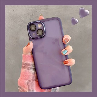 เคสโทรศัพท์มือถือ ซิลิโคนนิ่ม สีพื้น เรียบง่าย สําหรับ Apple Iphone 14promax 11 13 12 11 XR