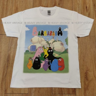 BARBAPAPA CARTOON DTG [DIGITAL TO GARMENT] ป้าย GILDAN สกรีนดิจิตอล เสื้อลายการ์ตูนฝรั่งเศส บาร์บ้าปาป้า