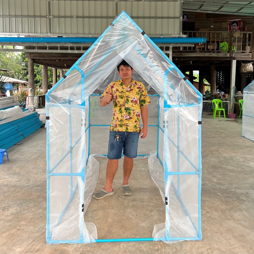 โรงเรือนปลูกพืช ปลูกผัก ปลูกต้นไม้ ขนาด 1.35 x 2.8 เมตร - รูปที่ 2