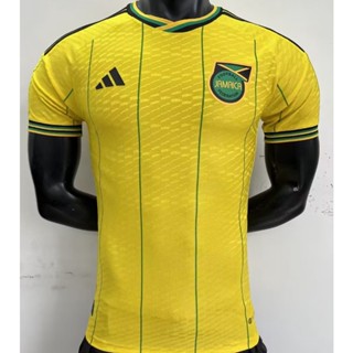 เสื้อกีฬาแขนสั้น ลายทีมชาติฟุตบอล Jamaica 23-24 ชุดเหย้า S-XXL ชุดเหย้า สําหรับผู้ชาย