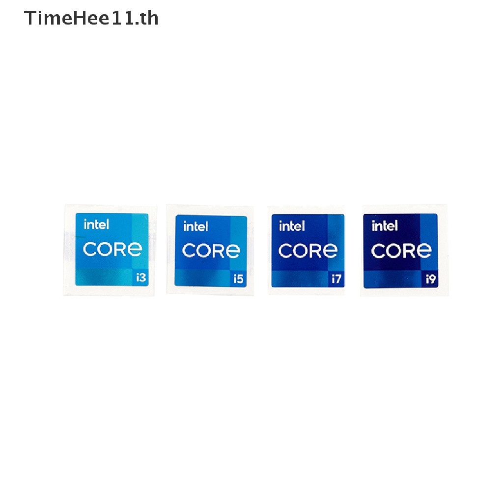 Timehee Intel สติกเกอร์เมทัลลิก สําหรับติดตกแต่งคอมพิวเตอร์ i3 i5 i7 i9 11th Core Duo