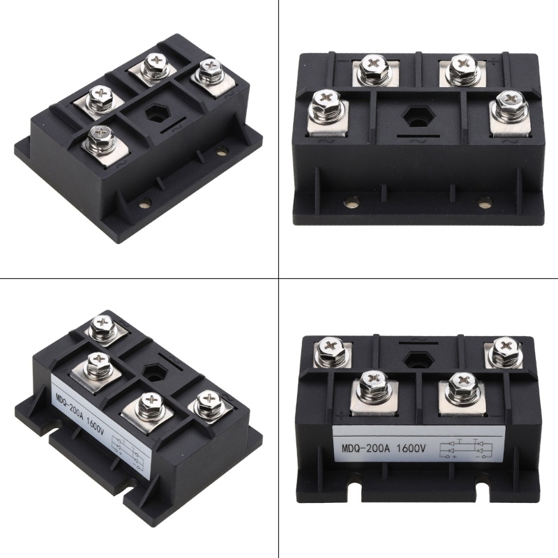 HL Bridge Rectifier 200A Single Phase Diode Bridge Rectifier Full Wave Diode Module