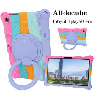 สําหรับ Alldocube iPlay 50 SE 10.5&amp;quot; เคสแท็บเล็ต ซิลิโคนนิ่ม กันกระแทก พร้อมขาตั้ง หมุนได้ สําหรับ Iplay50 Pro Iplay 9T