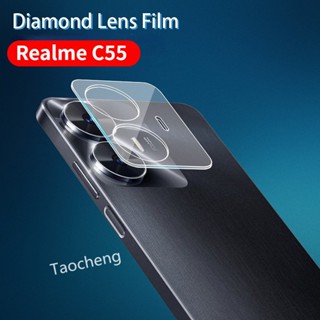 ฟิล์มกระจกนิรภัยกันรอยหน้าจอกล้อง 3D แบบใส HD สําหรับ Realme C55 C53 Narzo N53 NFC C33 RealmeC55 RealmeC33 NarzoN53 4G 2022 2023