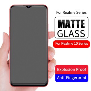 AGกระจกนิรภัยสำหรับ Realme GT2 Master 8 8i 9 9i 7 6 5 3 X50 20 Pro Plus 7i C2 5i 6i C3 C11 C12 C21Y C15 C25 C25s C25Y C31 C21 C21Y C20Y C17 C35 X3 X7 SuperZoom XT 30A Narzo 20 50A Prime 50i Pro ป้องกันหน้าจอ ป้องกันลายนิ้วมือ