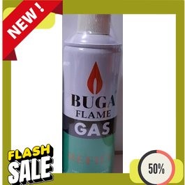 Refill Gas BUGA FLAME GAS Refil แก๊สกระป๋องสำหรับเติมไฟแช็ค ขนาด 30 และ 200กรัม