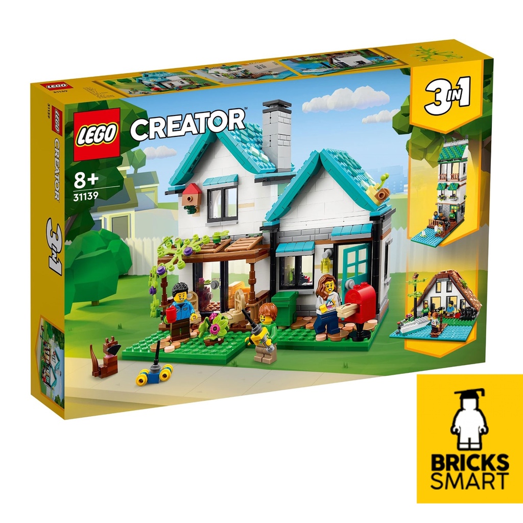 LEGO 31139 Creator Cosy House Building Toy Set (808 ชิ้น)