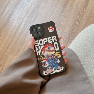 เคสโทรศัพท์มือถือ ลายการ์ตูนมาริโอ้น่ารัก สําหรับ Apple iPhone 13 12 PROMAX XS 13 PROPHONE 14 78 PLUS 14 PROMAX 14