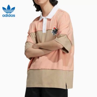 Adidas Originals X Charr Morita เสื้อโปโลแขนสั้น คอปก สําหรับผู้ชาย ผู้หญิง HR3467 HR3468