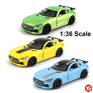 *พร้อมส่ง* โมเดลรถยนต์ 1/36 Diecast Benz GT ของเล่นสําหรับเด็ก