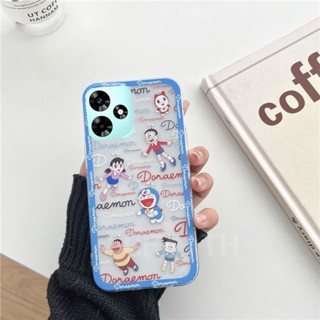 พร้อมส่ง ใหม่ เคสโทรศัพท์มือถือนิ่ม แบบใส กันกระแทก ลายการ์ตูนโดราเอมอนน่ารัก สําหรับ Realme C53 2023 REALMEC53