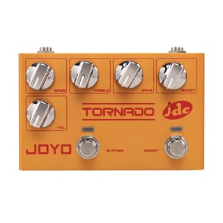 Joyo R-21 TORNADO Drive Boost แป้นเหยียบเอฟเฟคกีตาร์ แบบช่องคู่ ทรูบายพาส ทําความสะอาด เรียบลื่น ร่ํารวย โอเวอร์โทน อะไหล่กีตาร์