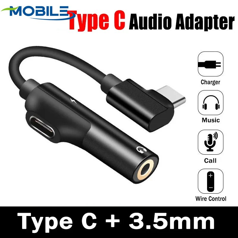 [ Featured ] อะแดปเตอร์แปลงสายเคเบิ้ลหูฟัง Type-C USB C เป็นแจ็ค 3.5 มม.