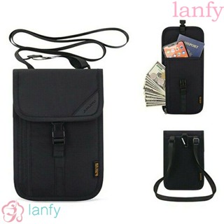 Lanfy กระเป๋าใส่เหรียญ กระเป๋าใส่หนังสือเดินทาง อเนกประสงค์