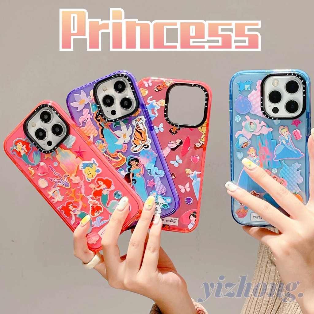 เคสโทรศัพท์มือถือแบบนิ่ม TPU ใส กันกระแทก กันรอย ลายเจ้าหญิงนางเงือก Molly Cinderella แวววาว สําหรับ iPhone 15 11 14 Pro Max 13 12Pro