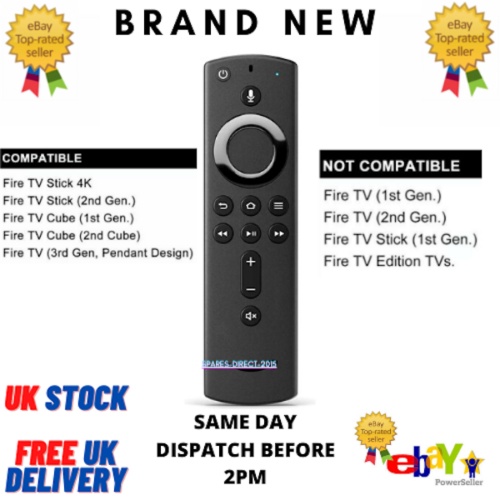 รีโมทด้วยเสียงสําหรับ Fire TV Stick,TV Cube LY73PR E9L29Y LDC9WZ EX69VW A78V3N
