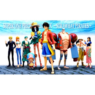 Straw Hat Pirates New World Set ของแท้ JP แมวทอง - Super Styling Bandai [โมเดลวันพีช] (9 ตัว)