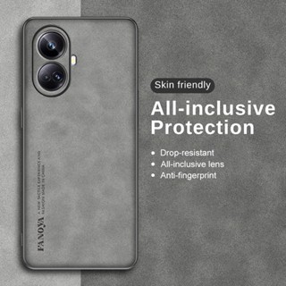 เคสโทรศัพท์หนังแกะ ซิลิโคนนิ่ม กันกระแทก ป้องกันกล้อง สําหรับ Realme C55 5G Realme C55 C 55 RealmeC55 5G