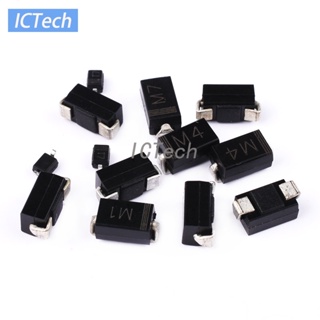 ไดโอด SMD M1 M2 M4 M7 SMA 1N4001 1N4002 1N4004 1N4007 200 ชิ้น 100 ชิ้น