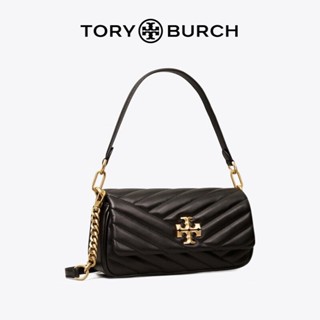 Tory Burch KIRA กระเป๋าสะพายไหล่ ทรงเมสเซนเจอร์ แบบฝาพับ แฟชั่นสําหรับผู้หญิง