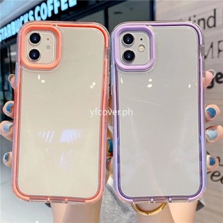 เคสโทรศัพท์มือถือแบบใส กันกระแทก สีมาการอง 3 In 1 สําหรับ Vivo V27e V25e V27 Pro V25 Y22s Y16 Y35 Y02 Y02s Y15A Y15s Y50 Y30 Y20 Y20i Y20s