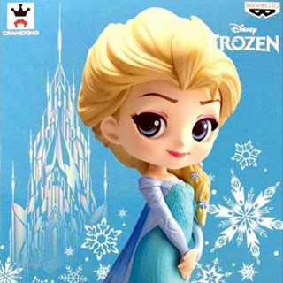 Elsa - Normal Color ของแท้ JP - Q Posket Banpresto [โมเดล Disney]