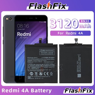 FlashFix For Xiaomi Redmi 4A High Quality Cell Phone Replacement Battery BN30 3120mAh