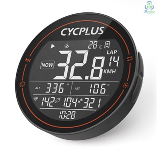 Cycplus เครื่องวัดความเร็ว GPS ไร้สาย BT ANT+ กันน้ํา พร้อมเซนเซอร์วัดอัตราการเต้นหัวใจ สําหรับจักรยานเสือภูเขา [19] [มาใหม่]