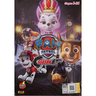 DVD ดีวีดี ขบวนการสี่ขาผจญภัย ปี 6 PAW Patrol Season 6 (26 ตอนจบ) (เสียง ไทย | ซับ ไม่มี) DVD ดีวีดี