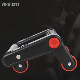  Virgo311 ล้อบริหารหน้าท้องสำหรับออกกำลังกายหน้าท้อง Roller Wheel อุปกรณ์ออกกำลังกายสำหรับการฝึกความแข็งแรงของแกนกลาง