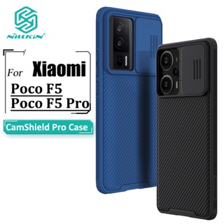 Nillkin CamShield Pro เคสโทรศัพท์ สําหรับ POCO F5 Pro F5 เคสกล้อง เลื่อน ป้องกัน ฮาร์ดพีซี กันกระแทก ฝาหลัง