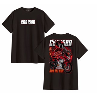 【HOT】2023เสื้อยืดผ้าฝ้ายพิมพ์ลายคลาสสิก เสื้อยืด ลาย Distro HONDA CBR150 R BUSHIDO สําหรับผู้ชาย และผู้หญิง