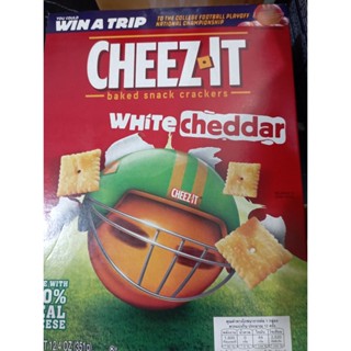 Cheez-it white cheddar 12 Qz ขนมปังกรอบ ตรา ชีท-อิท Cheez-it white cheddar 12 Qz Cheez-it Brand Biscuits
