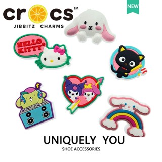 อุปกรณ์เสริม จี้หัวเข็มขัด รูป Cinnamon jibbitz Crocs น่ารัก สําหรับรองเท้า