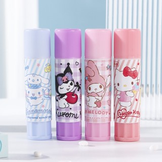 ชุดกาวเจลลี่ ลาย Kuromi Hello Kitty น่ารัก แห้งเร็ว สําหรับนักเรียน สํานักงาน โรงเรียน 4 ชิ้น