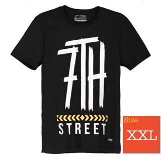 พร้อมส่ง ผ้าฝ้ายบริสุทธิ์ 7th Street เสื้อยืด ขนาด XXL รอบ อก 50 นิ้ว รุ่น SLD002XXL T-shirt